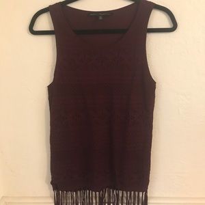 NWOT - White House Black Market fringe tank